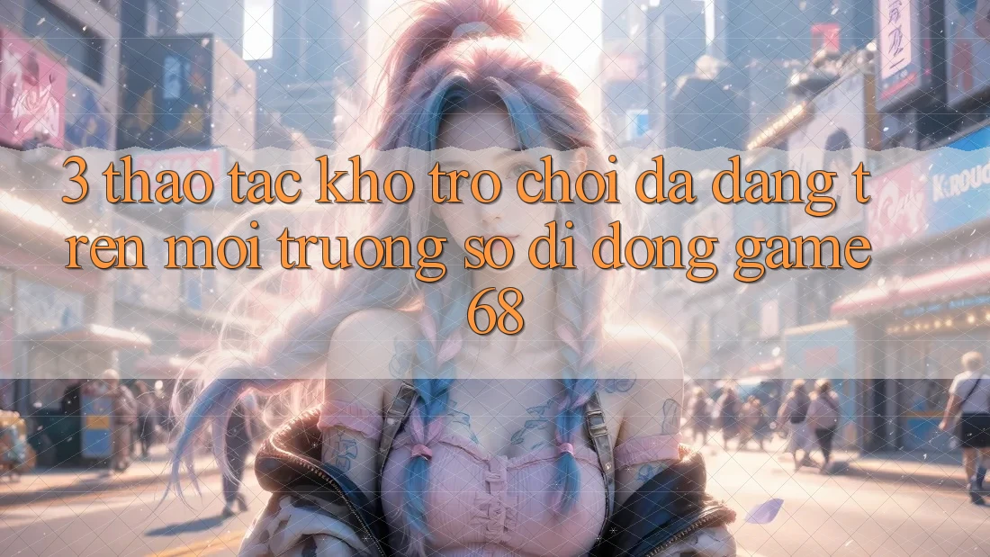3. Thao tác Kho Trò Chơi Đa Dạng Trên Môi trường số di động game68