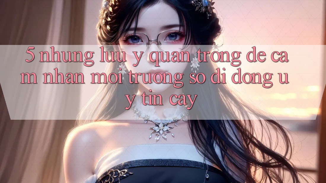 5. Những Lưu Ý Quan Trọng Để Cảm nhận Môi trường số di động Uy tín cậy