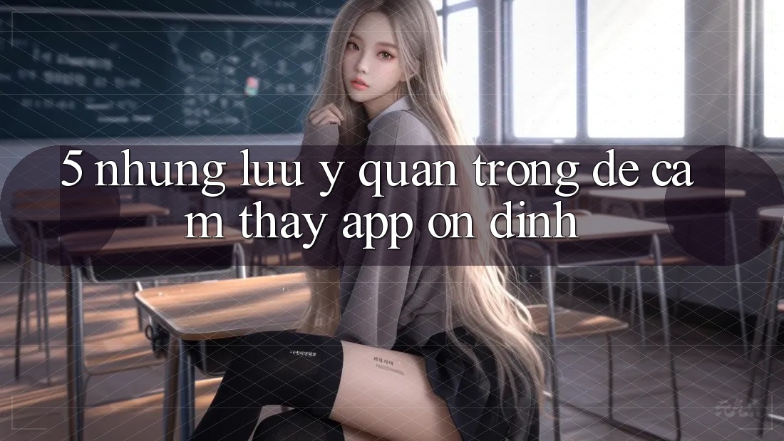 5. Những Lưu Ý Quan Trọng Để Cảm thấy App Ổn định 5. Những Lưu Ý Quan Trọng Để Cảm thấy App Ổn định