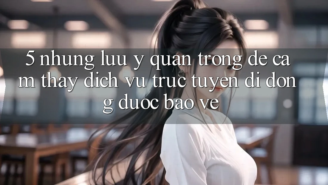 5. Những Lưu Ý Quan Trọng Để Cảm thấy Dịch vụ trực tuyến di động Được bảo vệ 5. Những Lưu Ý Quan Trọng Để Cảm thấy Dịch vụ trực tuyến di động Được bảo vệ