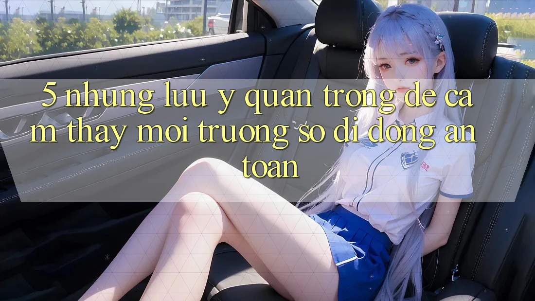 5. Những Lưu Ý Quan Trọng Để Cảm thấy Môi trường số di động An Toàn 5. Những Lưu Ý Quan Trọng Để Cảm thấy Môi trường số di động An Toàn
