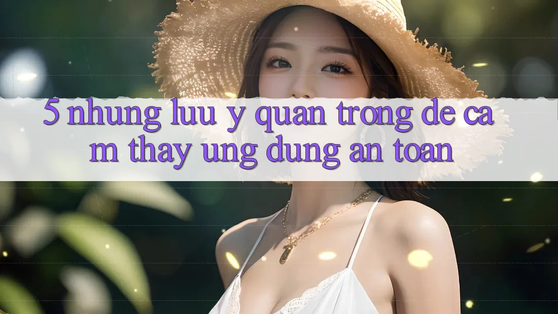 5. Những Lưu Ý Quan Trọng Để Cảm thấy Ứng Dụng An Toàn