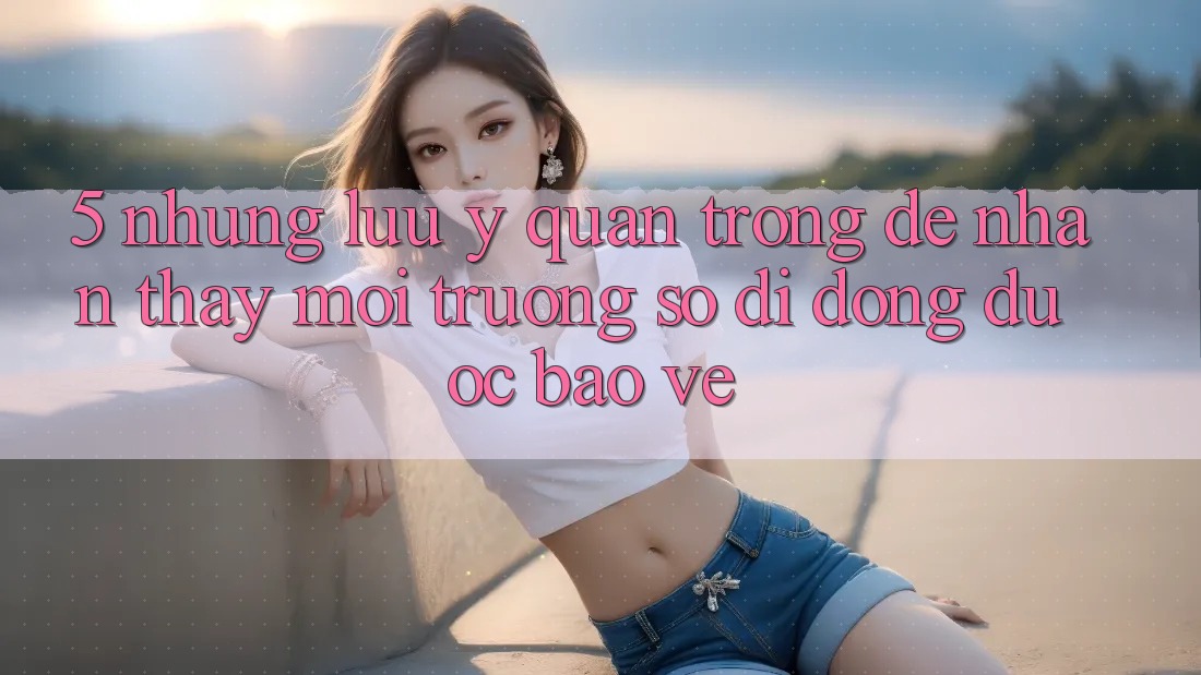 5. Những Lưu Ý Quan Trọng Để Nhận thấy Môi trường số di động Được bảo vệ