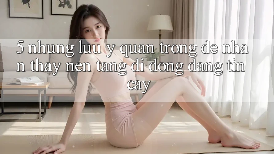 5. Những Lưu Ý Quan Trọng Để Nhận thấy Nền tảng di động Đáng tin cậy 5. Những Lưu Ý Quan Trọng Để Nhận thấy Nền tảng di động Đáng tin cậy