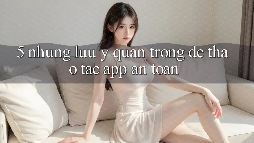 5. Những Lưu Ý Quan Trọng Để Thao tác App An Toàn 5. Những Lưu Ý Quan Trọng Để Thao tác App An Toàn