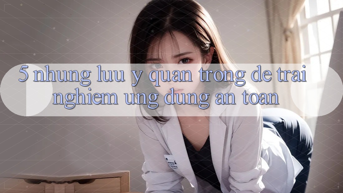 5. Những Lưu Ý Quan Trọng Để Trải nghiệm Ứng Dụng An Toàn 5. Những Lưu Ý Quan Trọng Để Trải nghiệm Ứng Dụng An Toàn