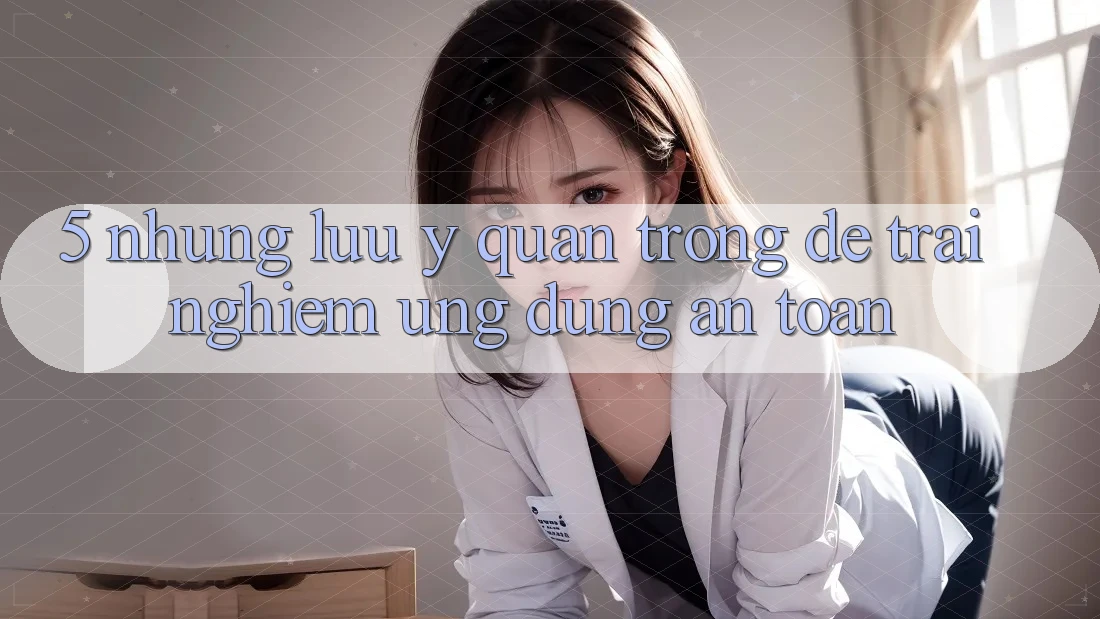 5. Những Lưu Ý Quan Trọng Để Trải nghiệm Ứng Dụng An Toàn