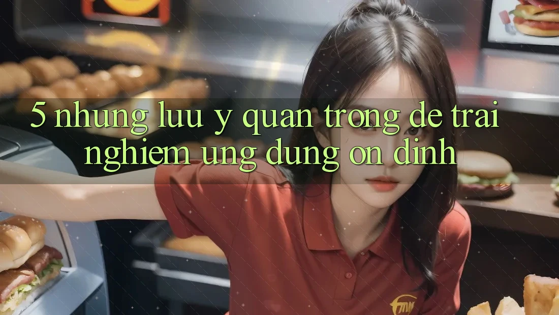 5. Những Lưu Ý Quan Trọng Để Trải nghiệm Ứng Dụng Ổn định 5. Những Lưu Ý Quan Trọng Để Trải nghiệm Ứng Dụng Ổn định