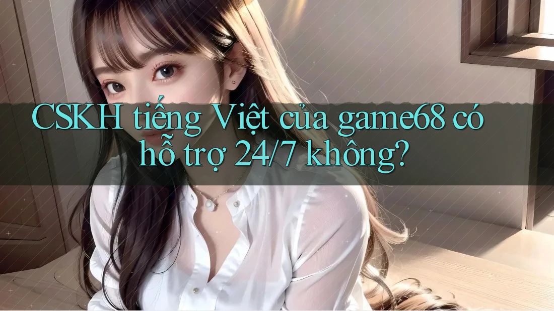 CSKH tiếng Việt của game68 có hỗ trợ 24/7 không?