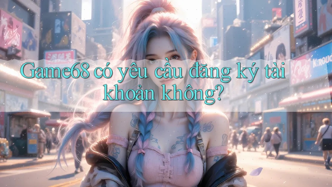 game68 có yêu cầu đăng ký tài khoản không?