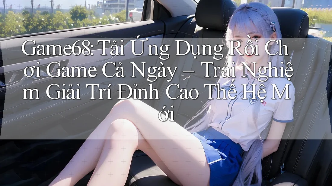 Game68: Tải Ứng Dụng Rồi Chơi Game Cả Ngày – Trải Nghiệm Giải Trí Đỉnh Cao Thế Hệ Mới