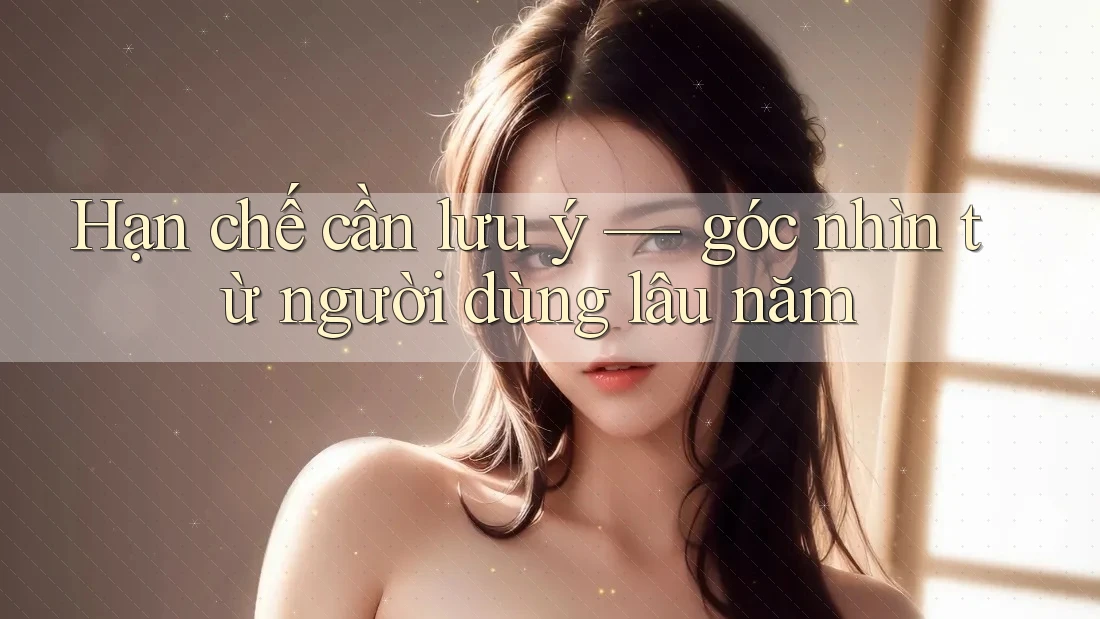 Hạn chế cần lưu ý — góc nhìn từ người dùng lâu năm Hạn chế cần lưu ý — góc nhìn từ người dùng lâu năm