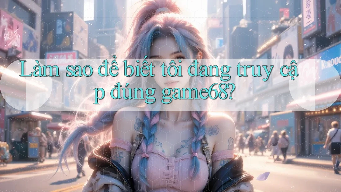 Làm sao để biết tôi đang truy cập đúng game68?
