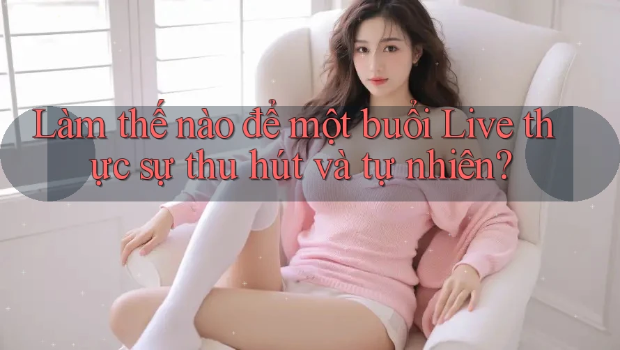 Làm thế nào để một buổi Live thực sự thu hút và tự nhiên?