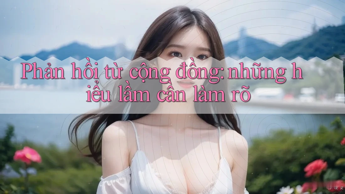 Phản hồi từ cộng đồng: những hiểu lầm cần làm rõ