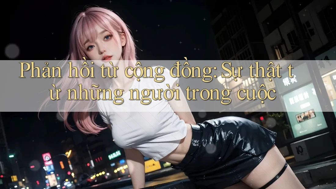 Phản hồi từ cộng đồng: Sự thật từ những người trong cuộc Phản hồi từ cộng đồng: Sự thật từ những người trong cuộc