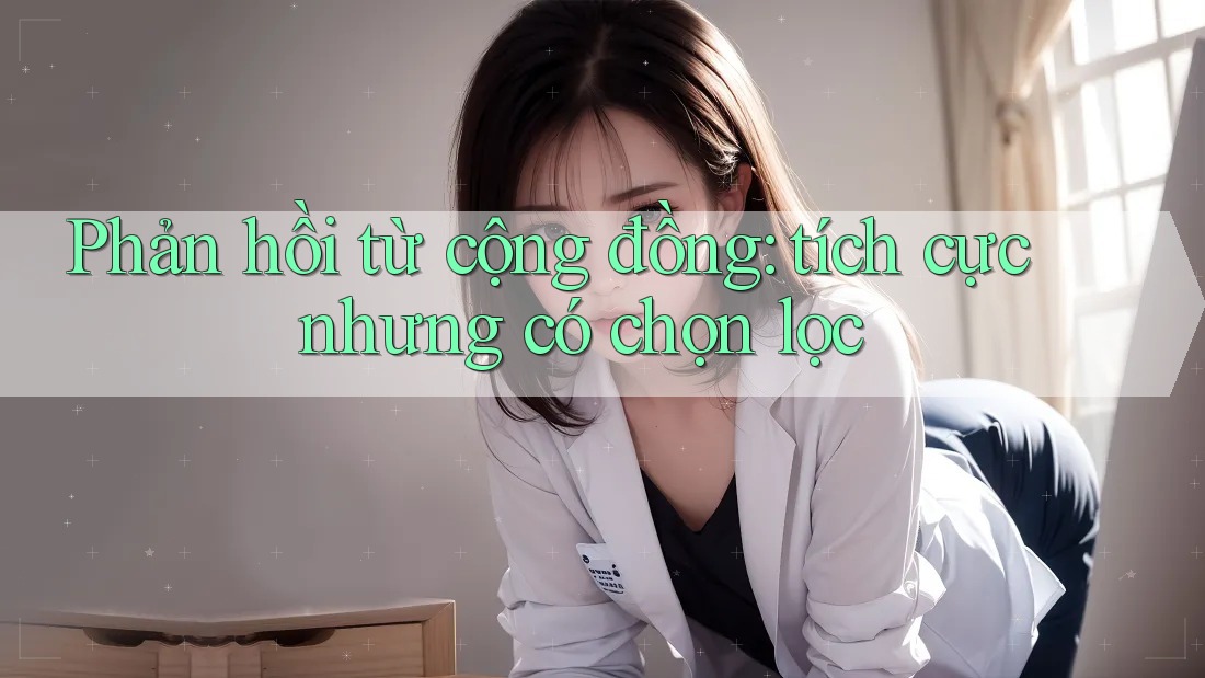 Phản hồi từ cộng đồng: tích cực nhưng có chọn lọc Phản hồi từ cộng đồng: tích cực nhưng có chọn lọc