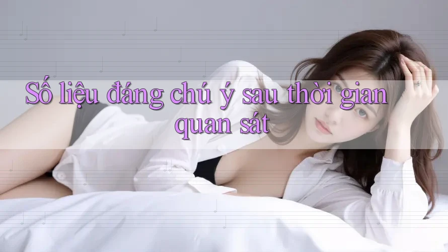 Số liệu đáng chú ý sau thời gian quan sát