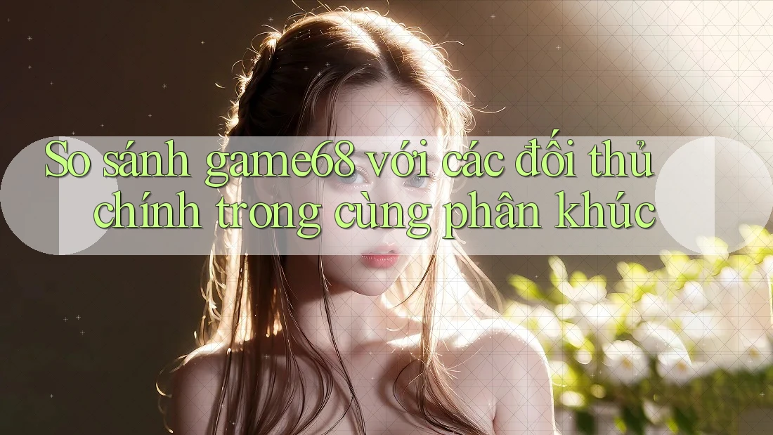 So sánh game68 với các đối thủ chính trong cùng phân khúc