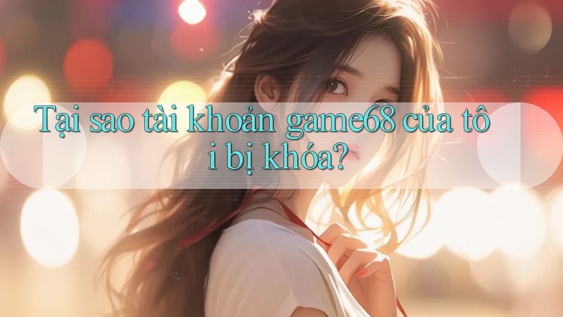 Tại sao tài khoản game68 của tôi bị khóa?