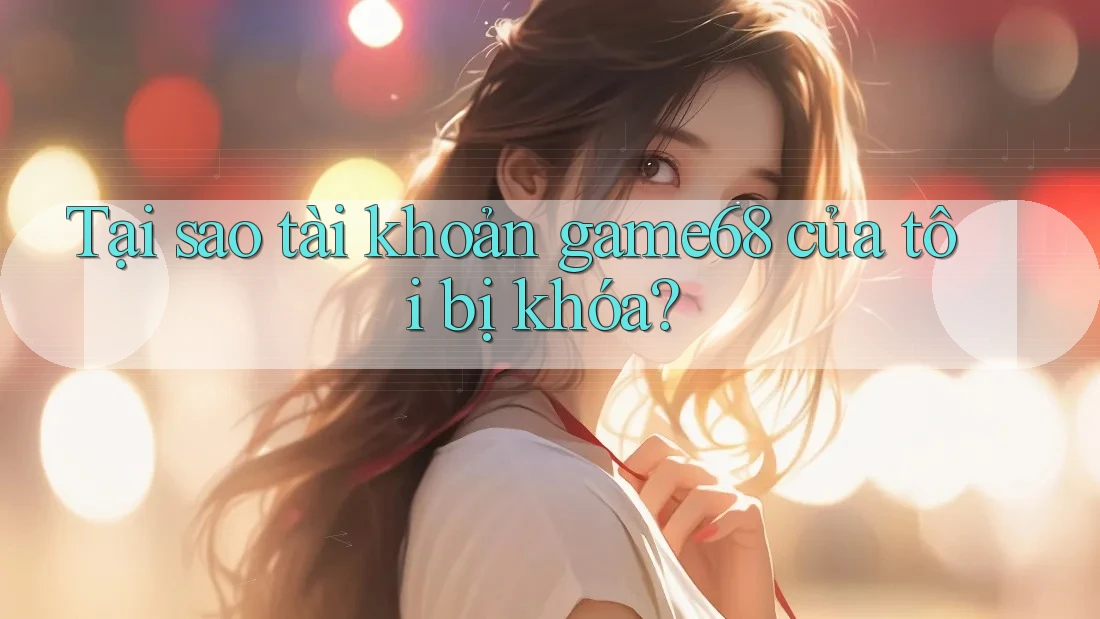 Tại sao tài khoản game68 của tôi bị khóa? Tại sao tài khoản game68 của tôi bị khóa?