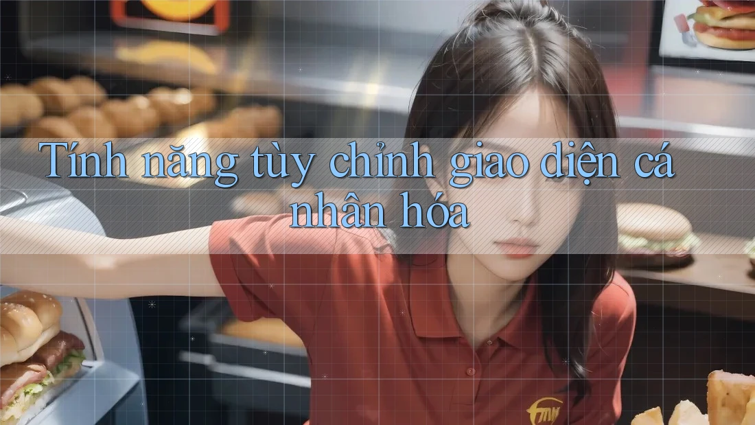 Tính năng tùy chỉnh giao diện cá nhân hóa