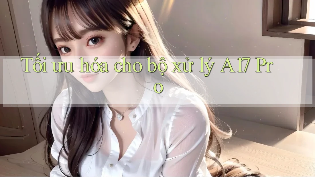 Tối ưu hóa cho bộ xử lý A17 Pro