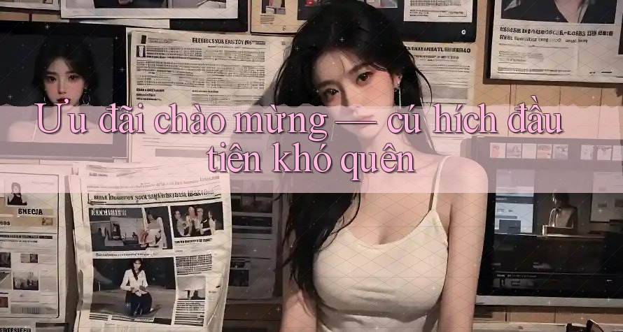 Ưu đãi chào mừng — cú hích đầu tiên khó quên